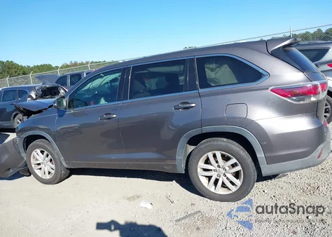 2015 Toyota Highlander Le V6 z USA, uszkodzony, nr VIN 5TDZKRFH2FS067787